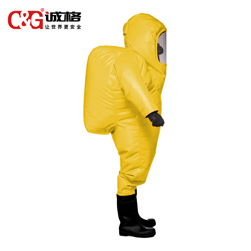 消防員重型防化(huà)服(一級化學防護服)
