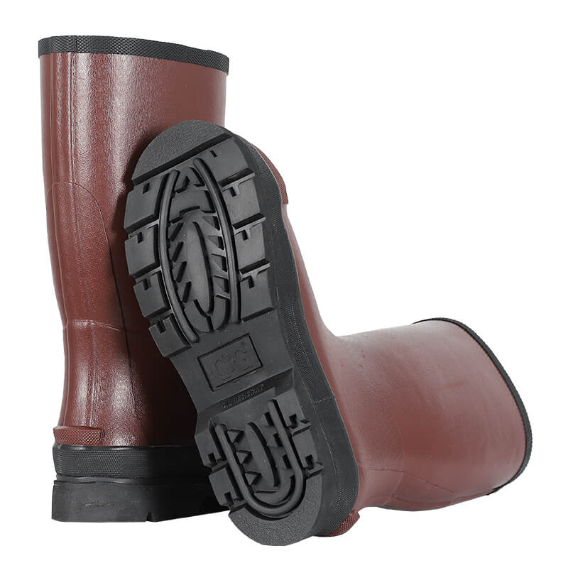 酒紅色 30KV絕緣靴